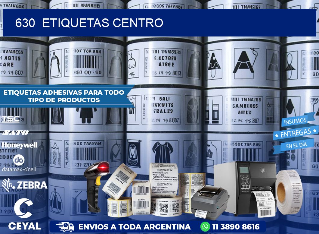 630  ETIQUETAS CENTRO