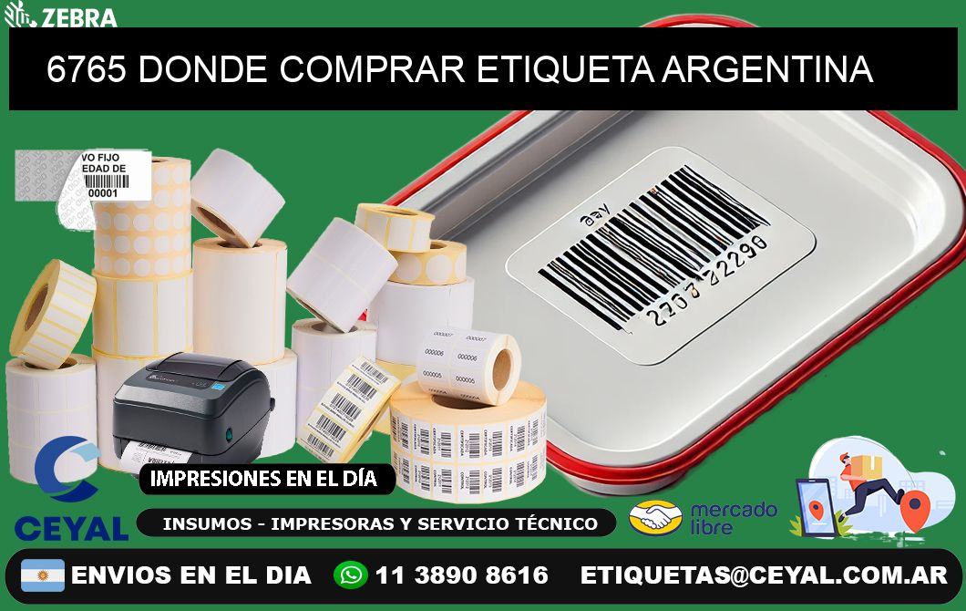 6765 DONDE COMPRAR ETIQUETA ARGENTINA