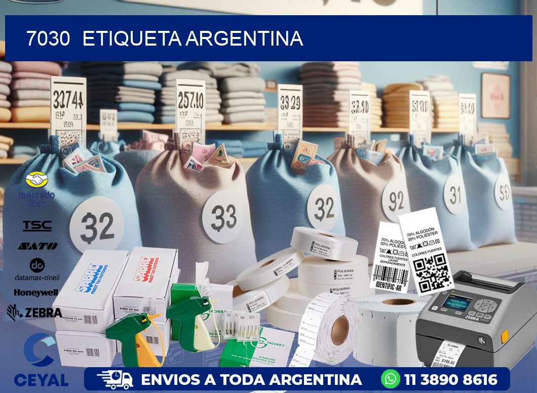 7030  ETIQUETA ARGENTINA