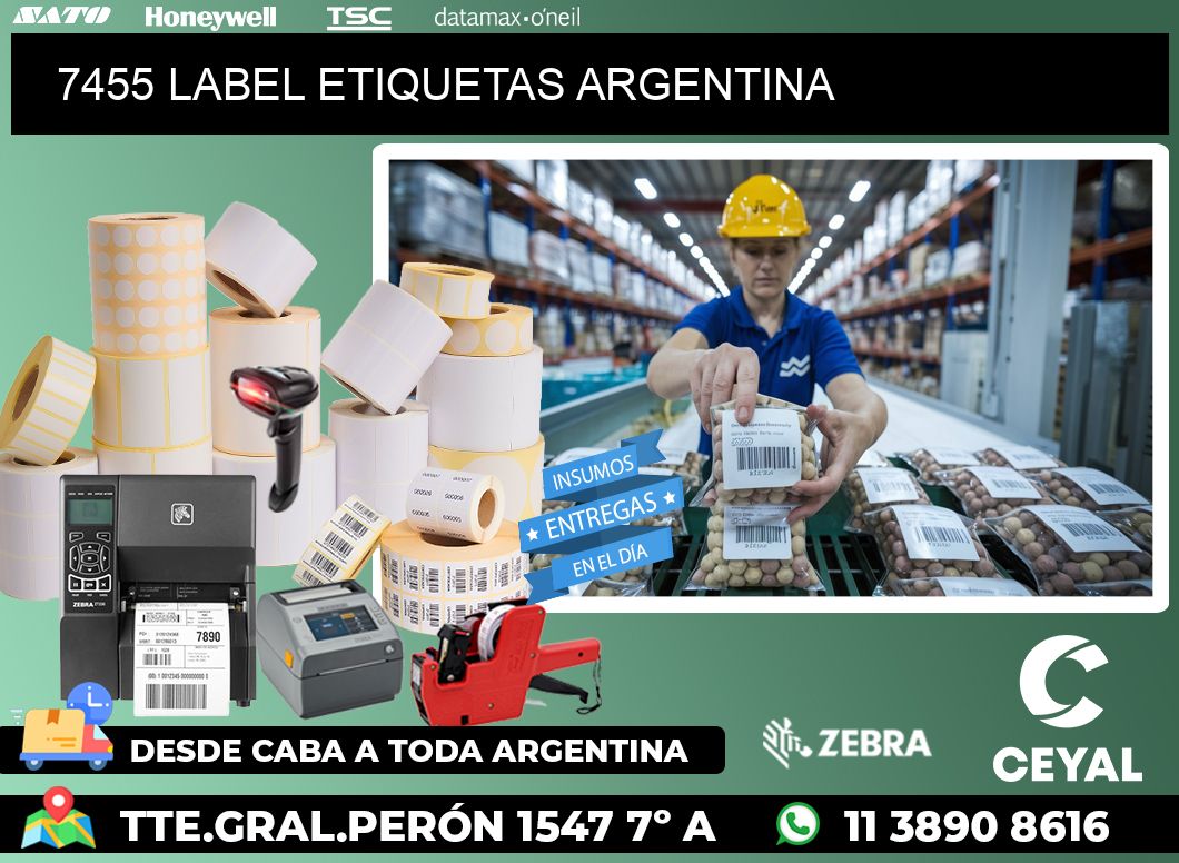 7455 LABEL ETIQUETAS ARGENTINA