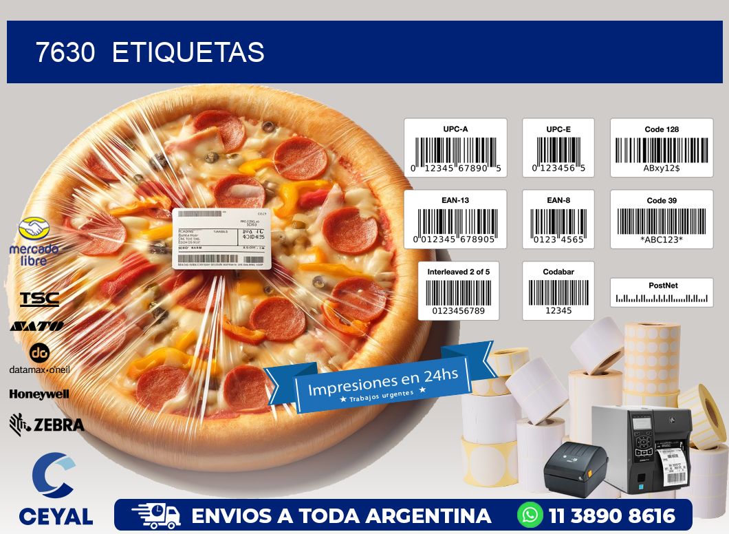 7630  ETIQUETAS