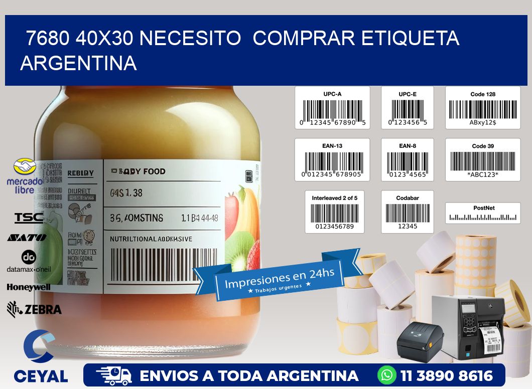 7680 40X30 NECESITO  COMPRAR ETIQUETA ARGENTINA