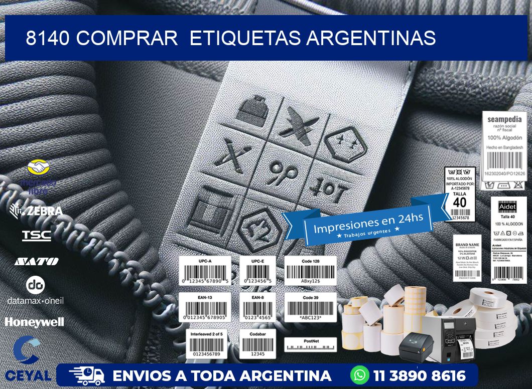 8140 COMPRAR  ETIQUETAS ARGENTINAS