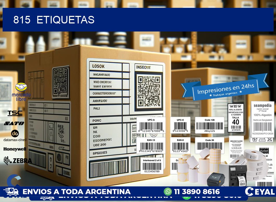 815  ETIQUETAS
