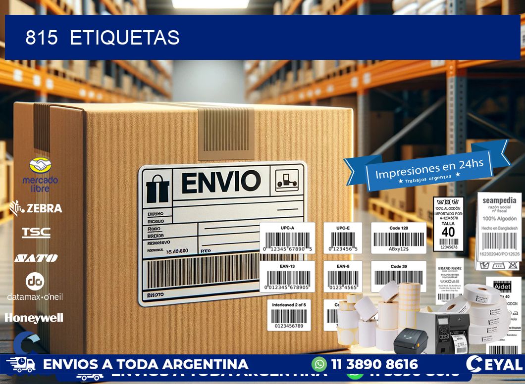 815  ETIQUETAS