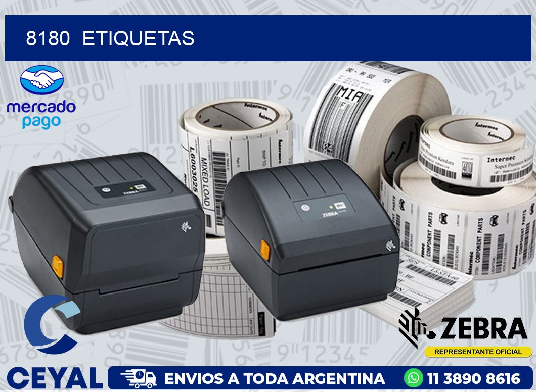 8180  ETIQUETAS