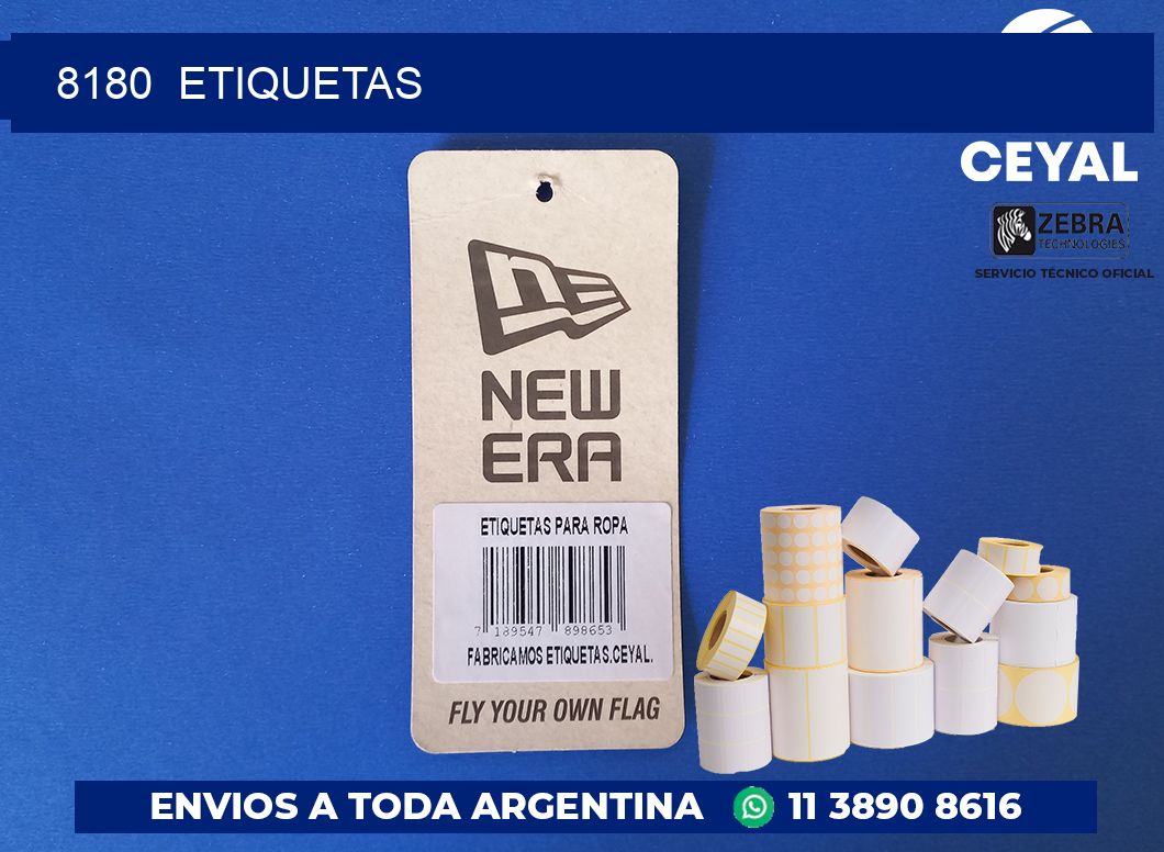 8180  ETIQUETAS