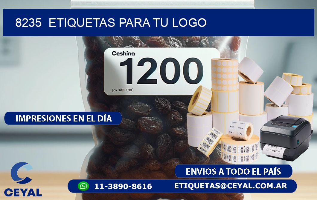 8235  ETIQUETAS PARA TU LOGO