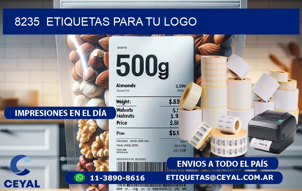 8235  ETIQUETAS PARA TU LOGO