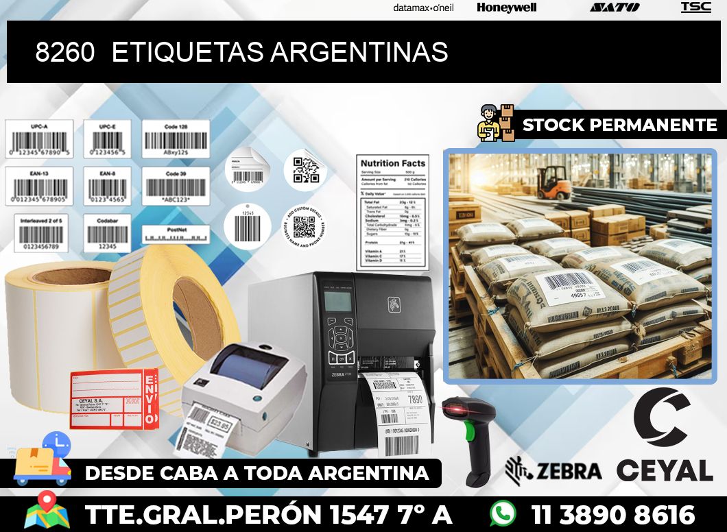 8260  ETIQUETAS ARGENTINAS
