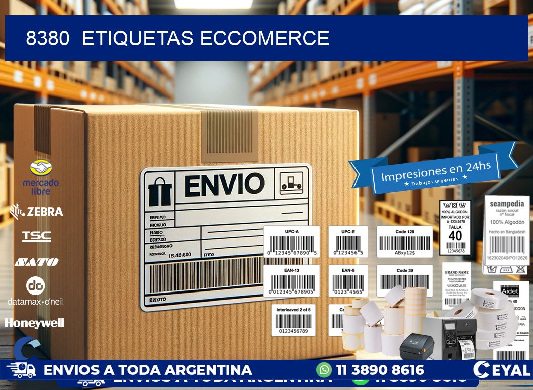 8380  ETIQUETAS ECCOMERCE