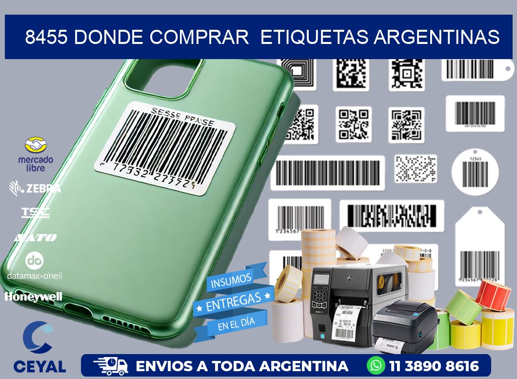 8455 DONDE COMPRAR  ETIQUETAS ARGENTINAS