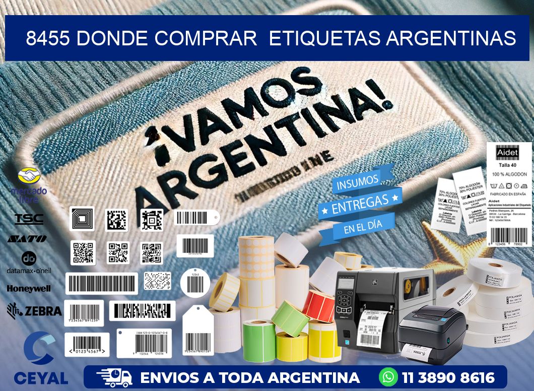 8455 DONDE COMPRAR  ETIQUETAS ARGENTINAS