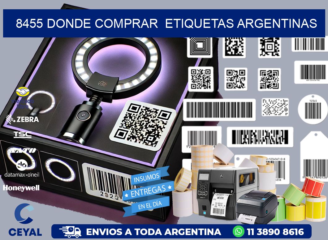 8455 DONDE COMPRAR  ETIQUETAS ARGENTINAS