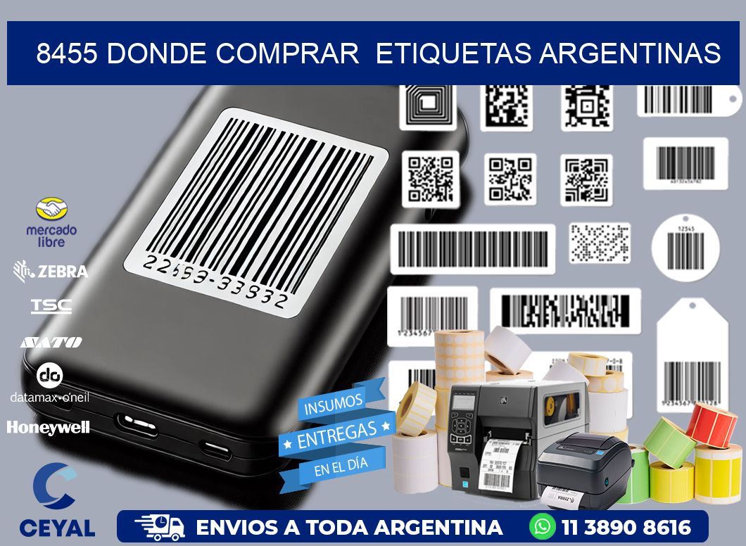 8455 DONDE COMPRAR  ETIQUETAS ARGENTINAS
