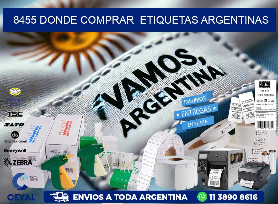 8455 DONDE COMPRAR  ETIQUETAS ARGENTINAS