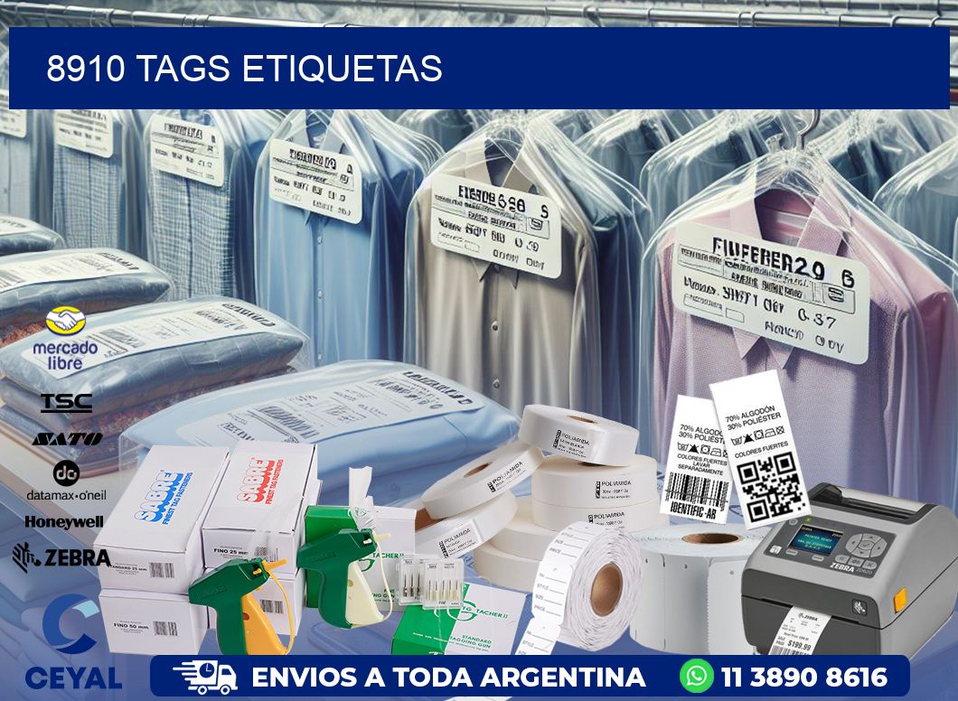 8910 TAGS ETIQUETAS