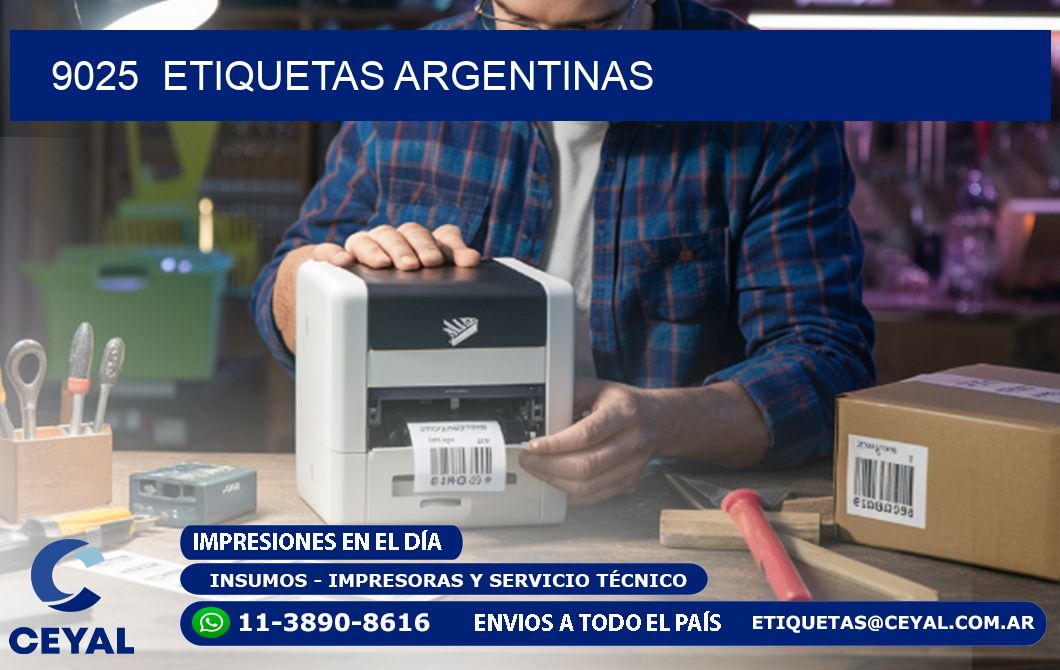 9025  ETIQUETAS ARGENTINAS