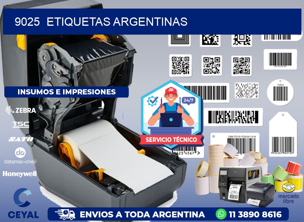 9025  ETIQUETAS ARGENTINAS