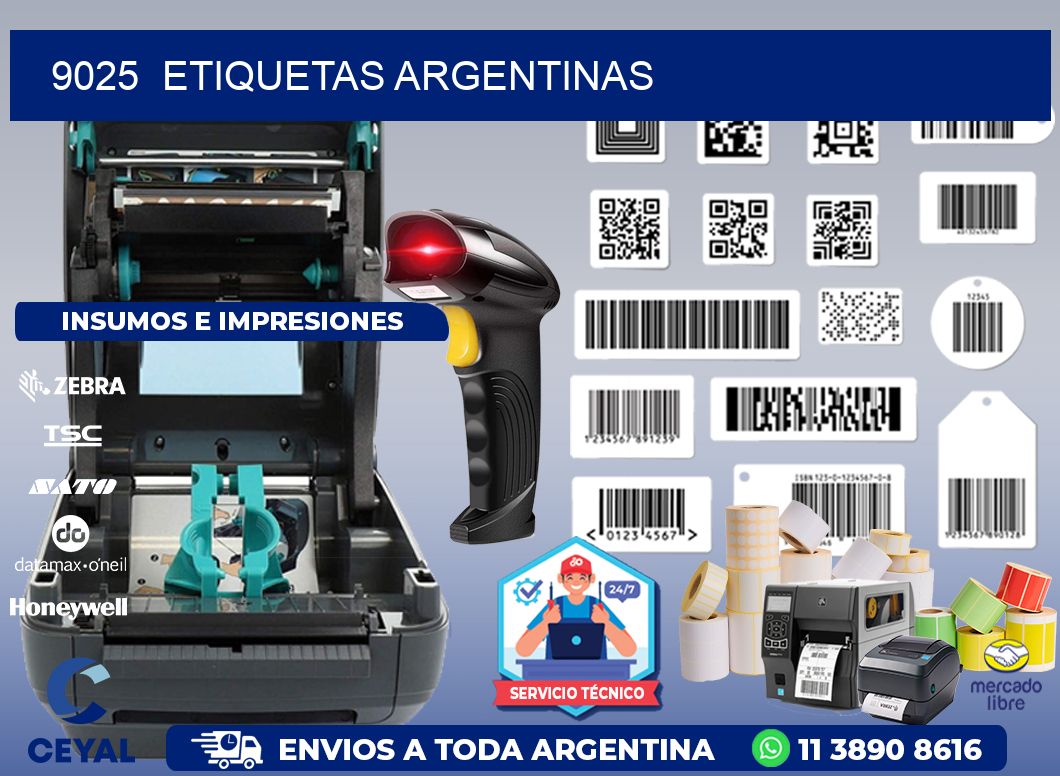 9025  ETIQUETAS ARGENTINAS