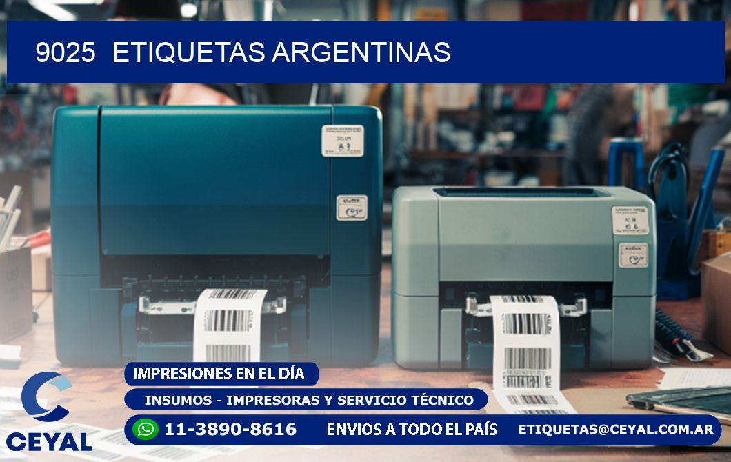 9025  ETIQUETAS ARGENTINAS