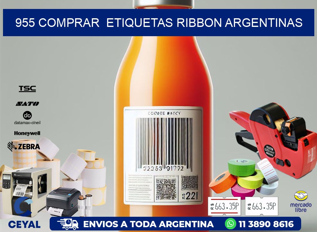 955 COMPRAR  ETIQUETAS RIBBON ARGENTINAS