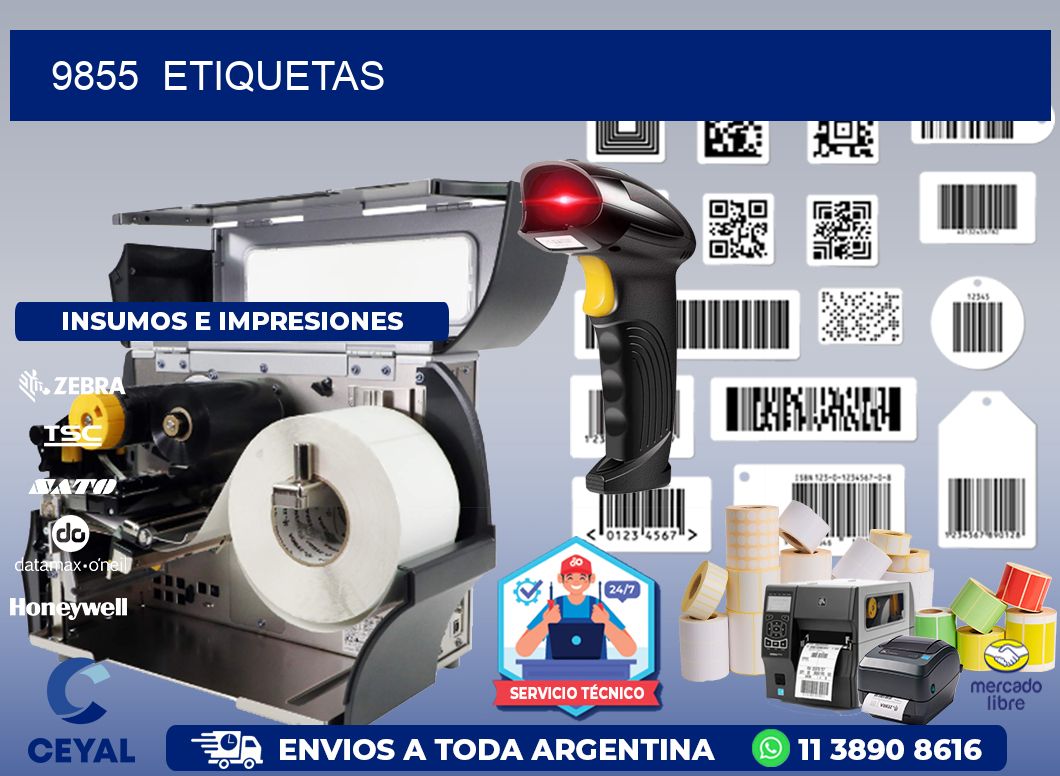 9855  ETIQUETAS