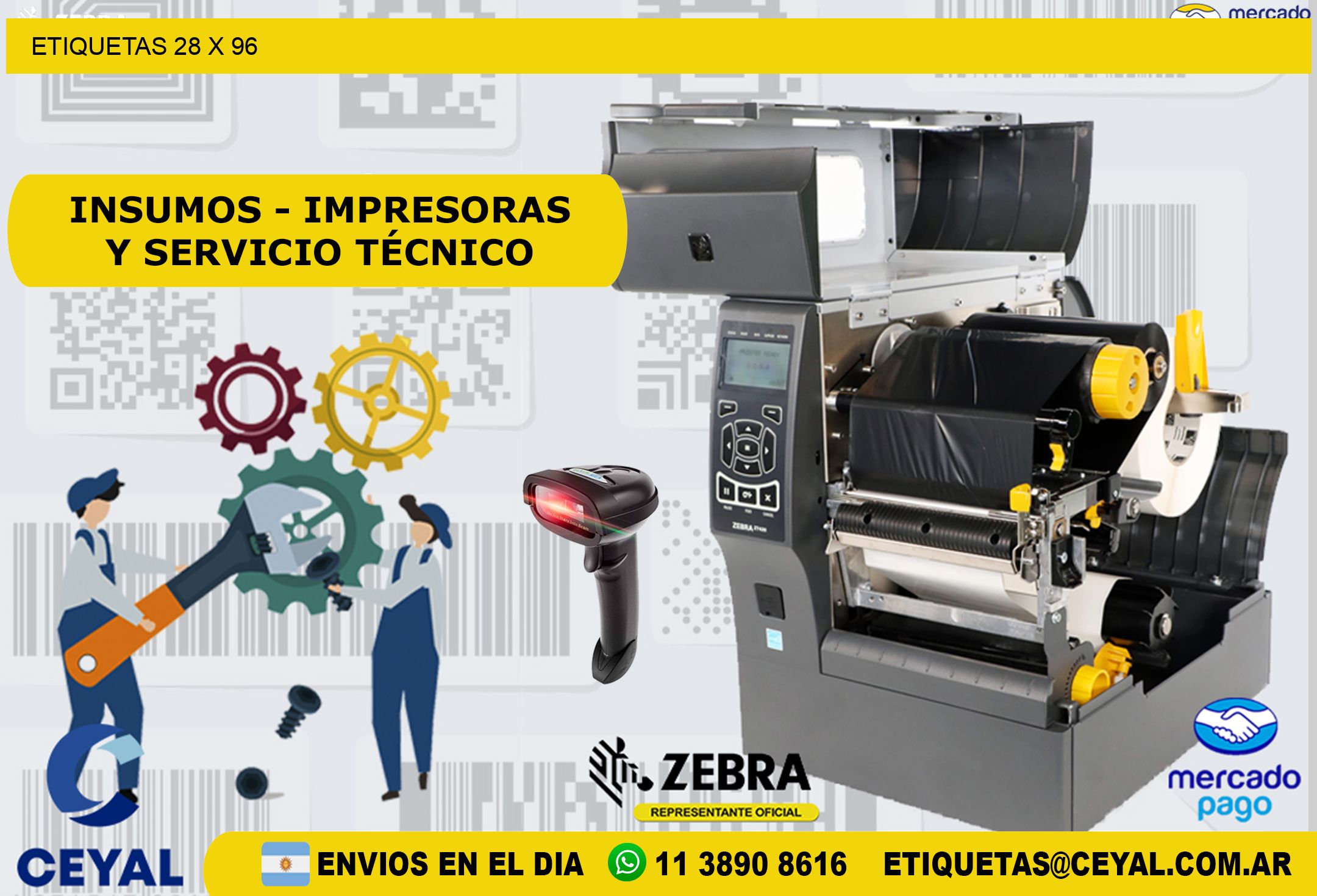 ETIQUETAS 28 x 96