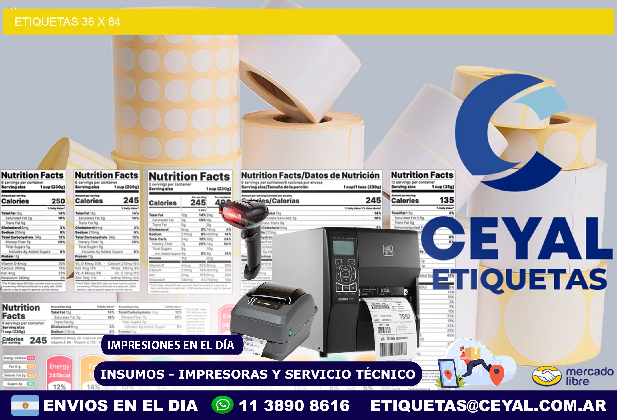 ETIQUETAS 36 x 84