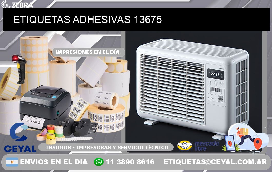 ETIQUETAS ADHESIVAS 13675