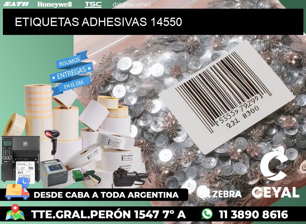 ETIQUETAS ADHESIVAS 14550
