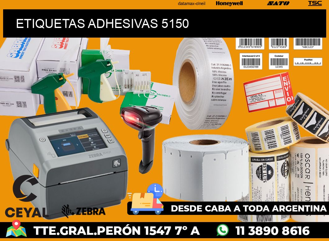 ETIQUETAS ADHESIVAS 5150