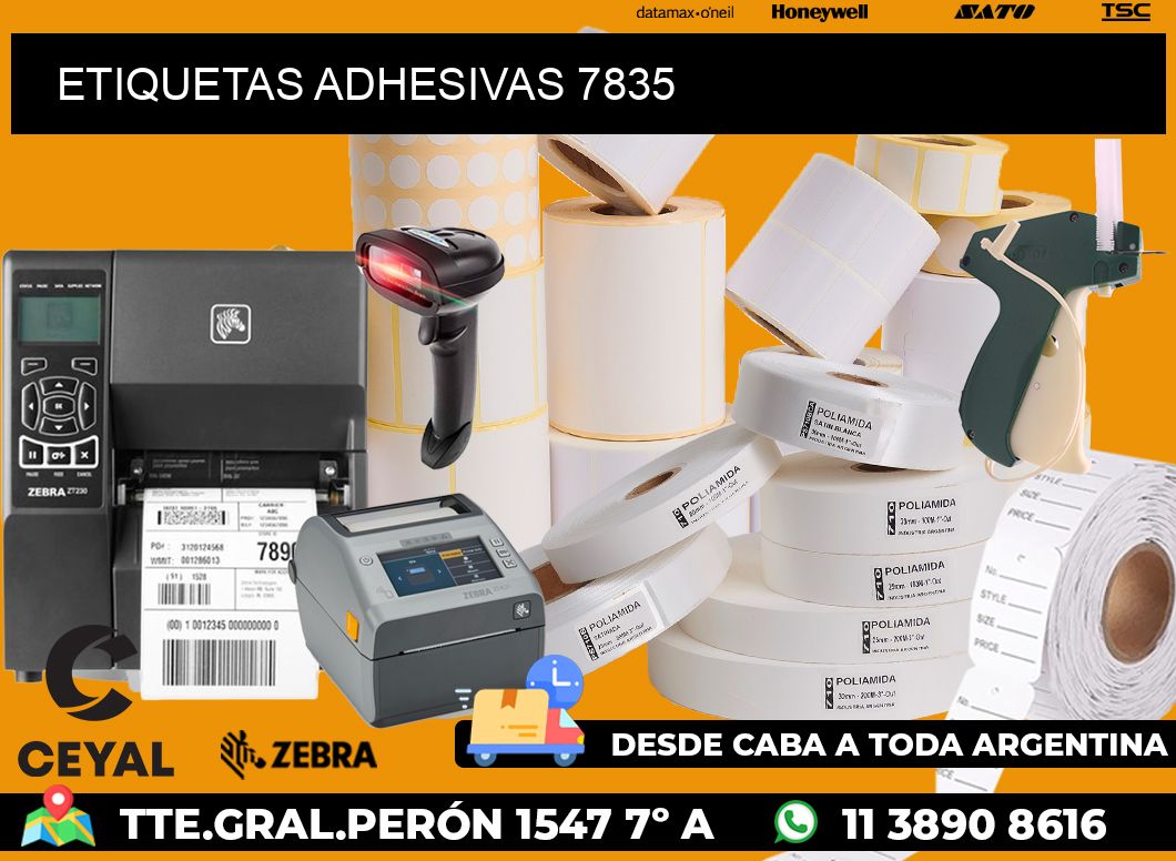 ETIQUETAS ADHESIVAS 7835