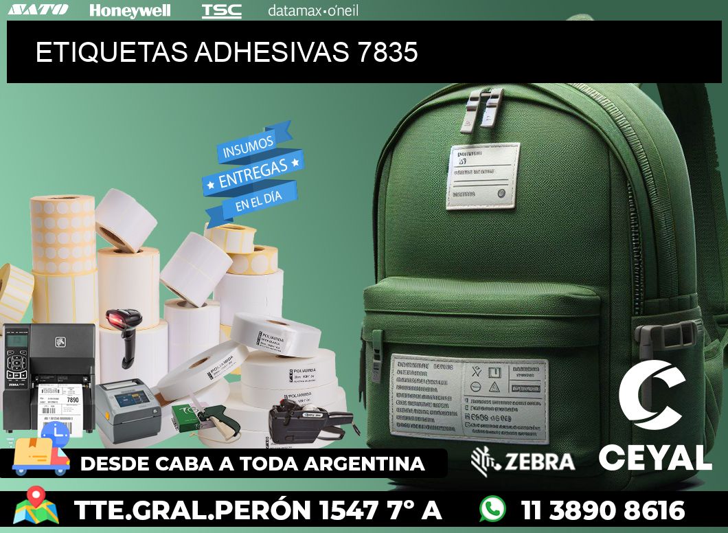 ETIQUETAS ADHESIVAS 7835
