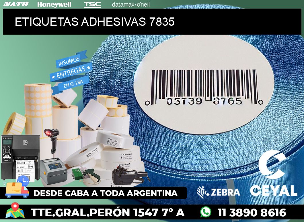 ETIQUETAS ADHESIVAS 7835