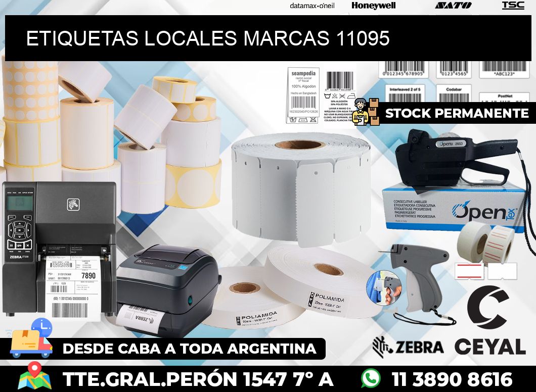 ETIQUETAS LOCALES MARCAS 11095