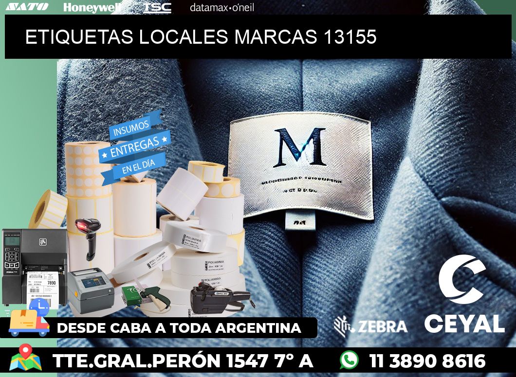 ETIQUETAS LOCALES MARCAS 13155