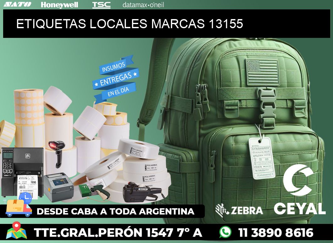 ETIQUETAS LOCALES MARCAS 13155