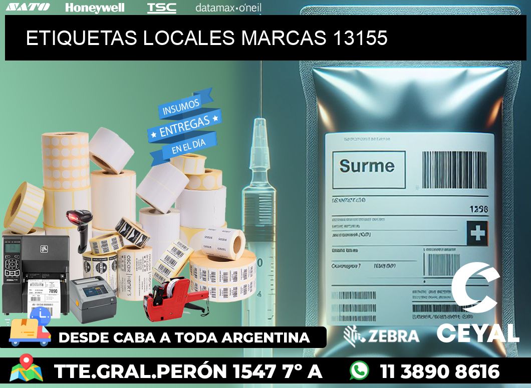 ETIQUETAS LOCALES MARCAS 13155