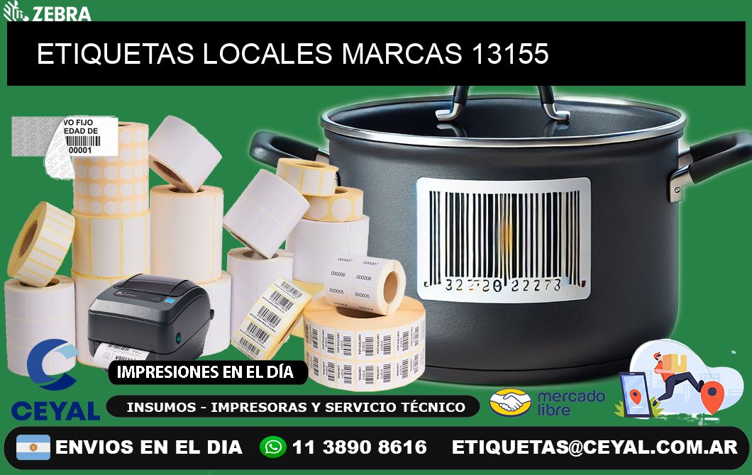 ETIQUETAS LOCALES MARCAS 13155