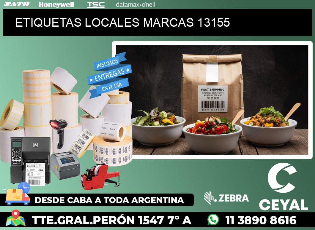ETIQUETAS LOCALES MARCAS 13155