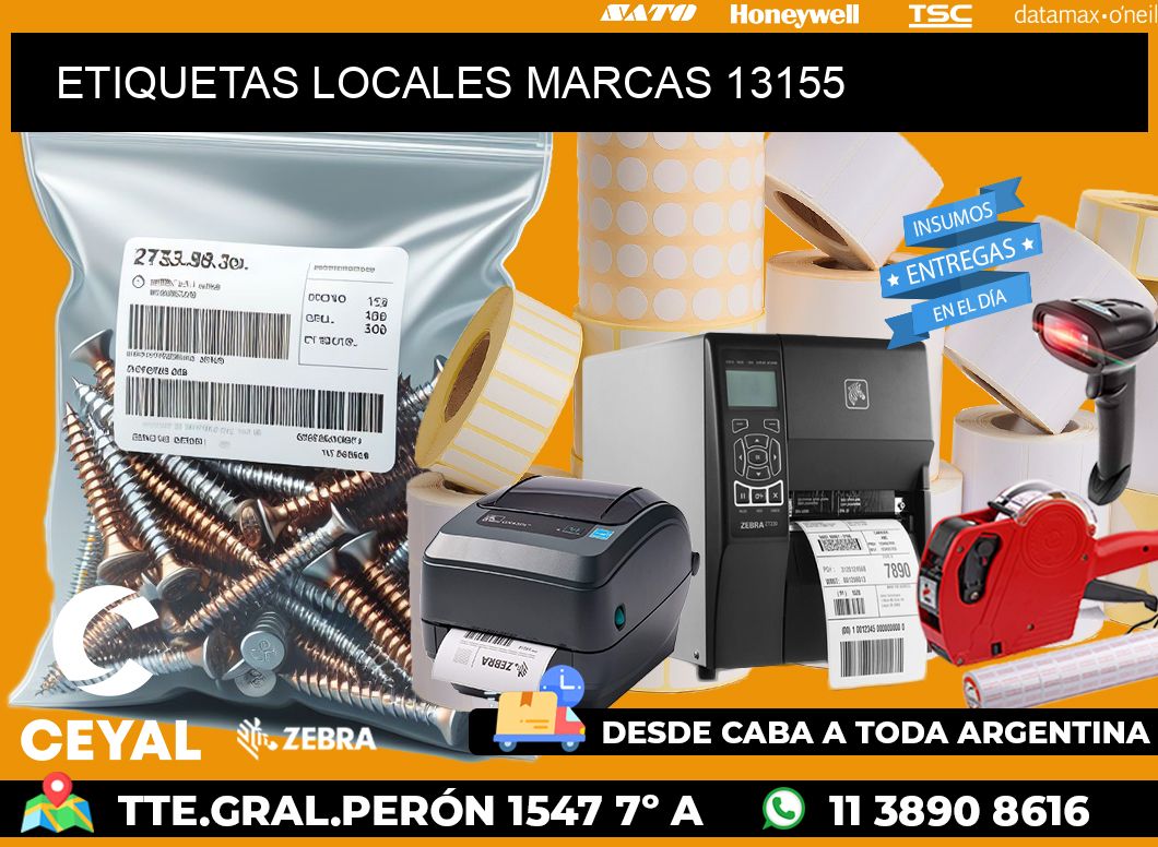ETIQUETAS LOCALES MARCAS 13155