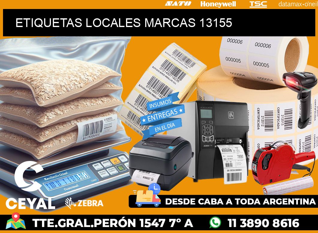 ETIQUETAS LOCALES MARCAS 13155