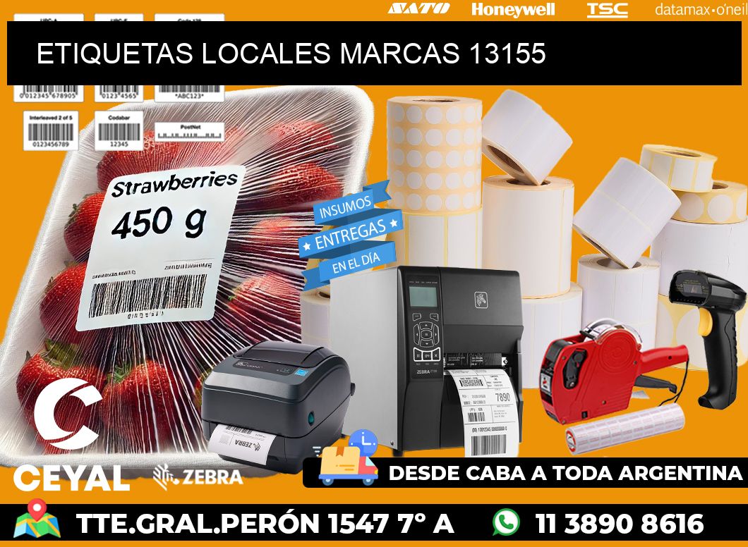 ETIQUETAS LOCALES MARCAS 13155