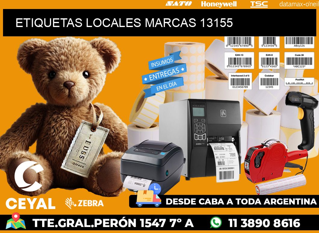 ETIQUETAS LOCALES MARCAS 13155