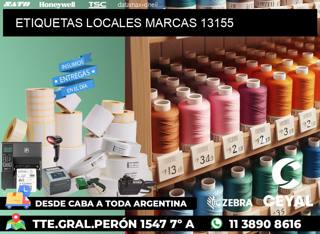 ETIQUETAS LOCALES MARCAS 13155