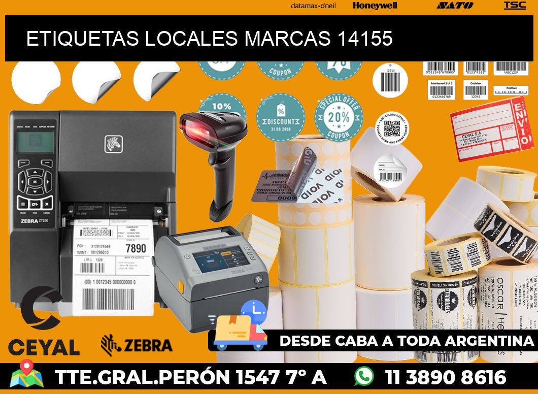 ETIQUETAS LOCALES MARCAS 14155