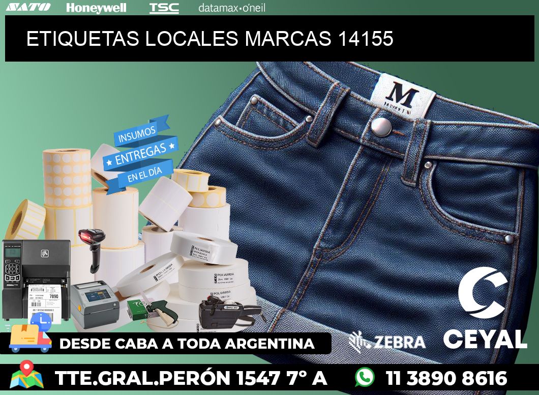 ETIQUETAS LOCALES MARCAS 14155