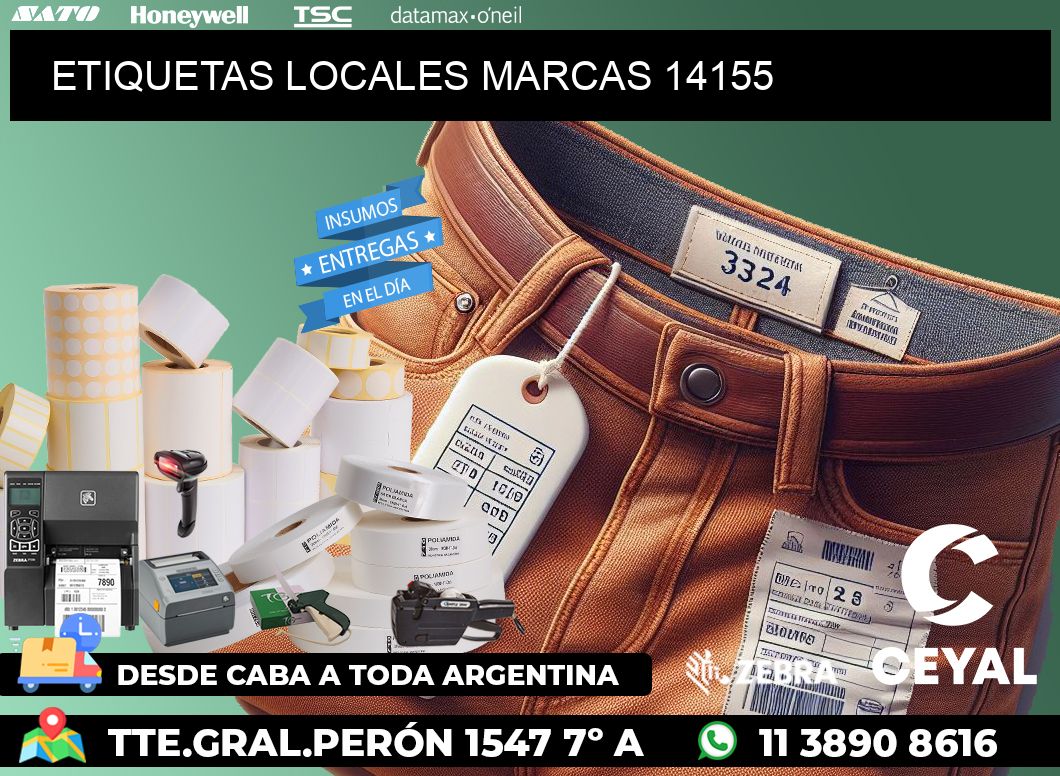 ETIQUETAS LOCALES MARCAS 14155
