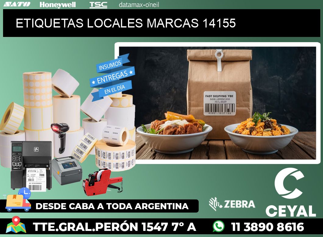 ETIQUETAS LOCALES MARCAS 14155